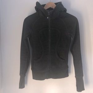 Lulu Lemon Dark Grey Scuba Hoodie Size 2